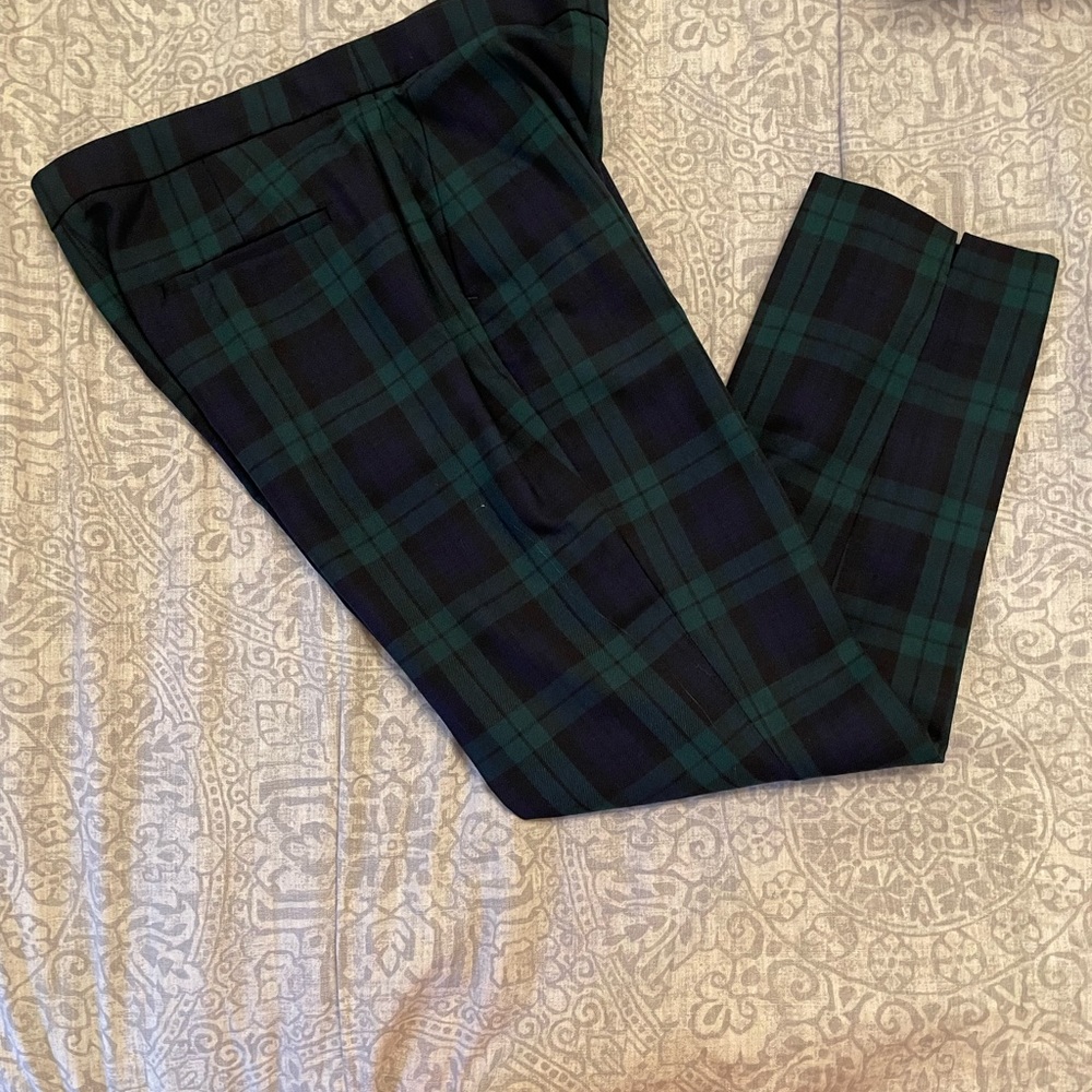 Classic J Crew Black Watch Plaid Pants